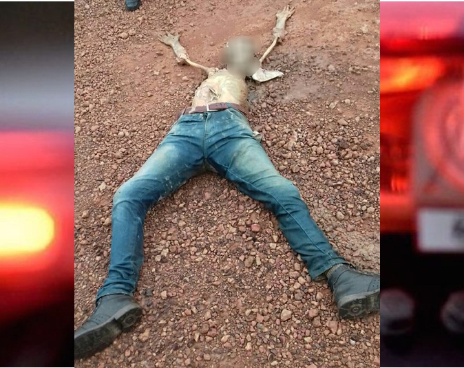 Corpo sem identificação é encontrado próximo ao povoado Faísa no município de Santa Luzia